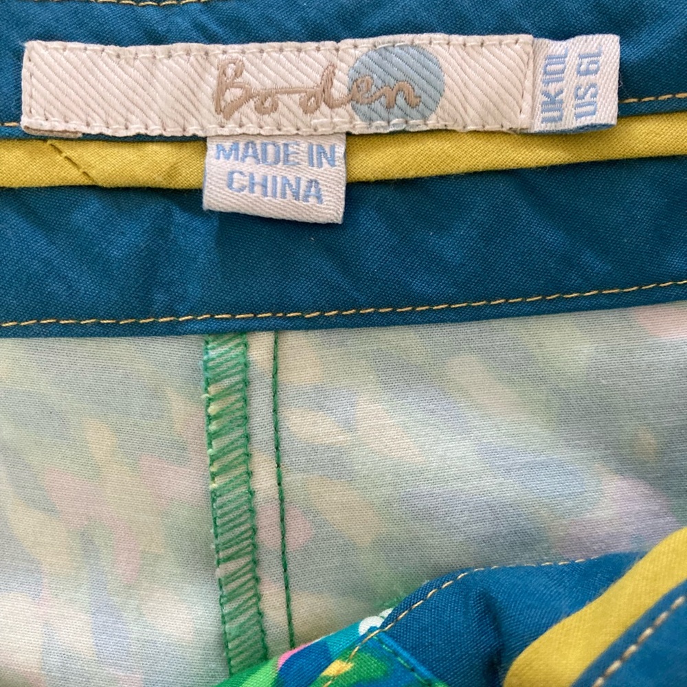 Boden Straight Leg Bistro Cropped Pants 6L - Picture 6 of 8